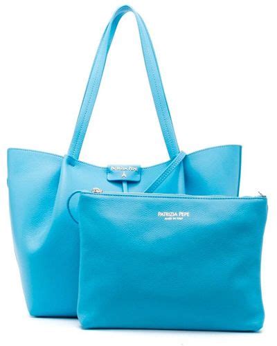 patrizia pepe shopper blu|patrizia pepe bag.